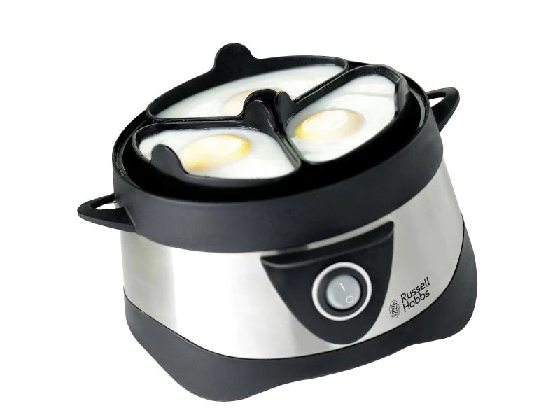 Russell Hobbs Eierkocher 14048-56 7 Eier, Schwarz/Silber