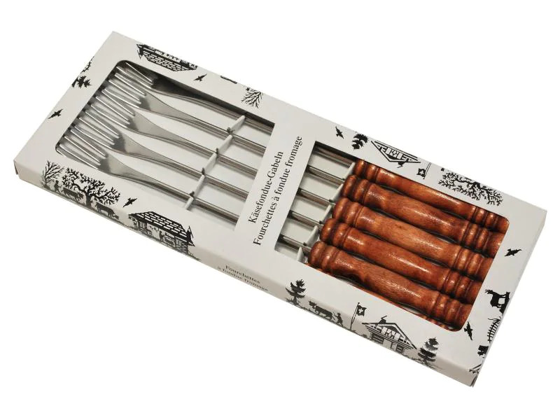 Heidi Cheese Line Käsefonduegabeln Chalet Basic 6 Personen