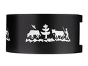 Heidi Cheese Line Fondue-Rechaud Windschutz Alpes Schwarz