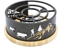 Kadastar Fondue-Rechaud Magnetic Mountain Schwarz