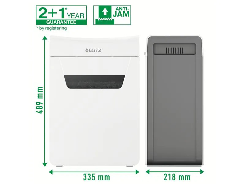 Leitz Aktenvernichter IQ Protect 6X P-4, 10 Seiten
