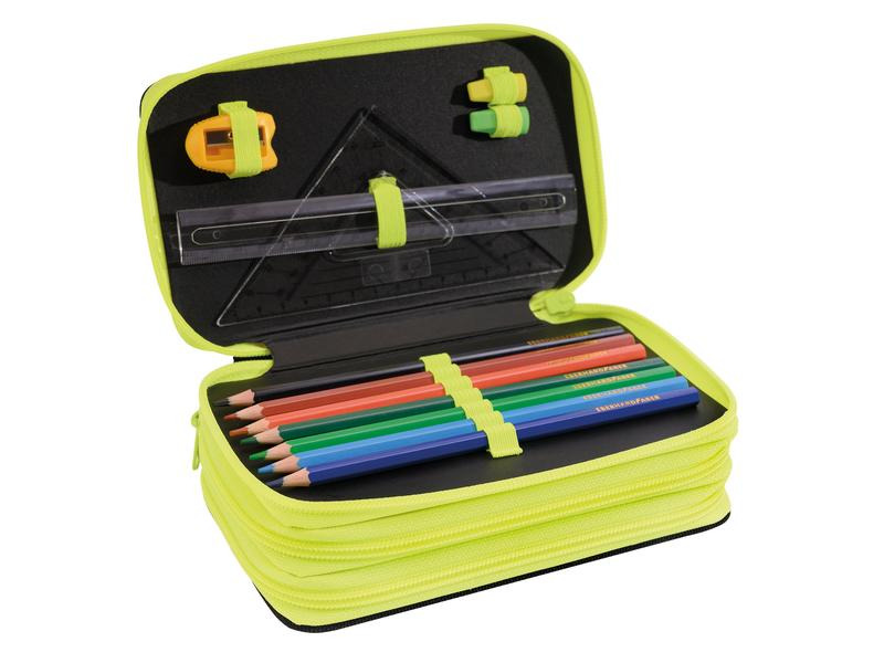 Eberhard Faber Etui Triple Racecar 36-teilig, Grün