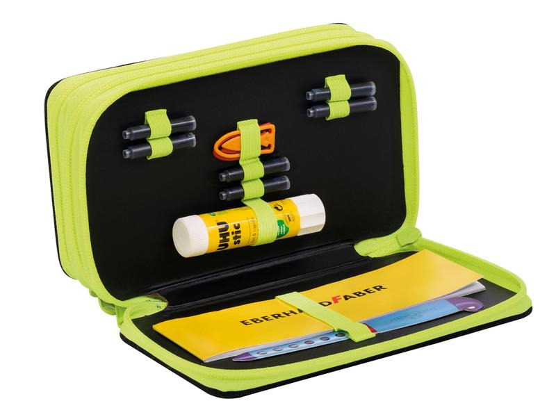 Eberhard Faber Etui Triple Racecar 36-teilig, Grün