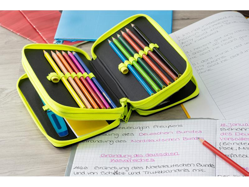 Eberhard Faber Etui Triple Racecar 36-teilig, Grün