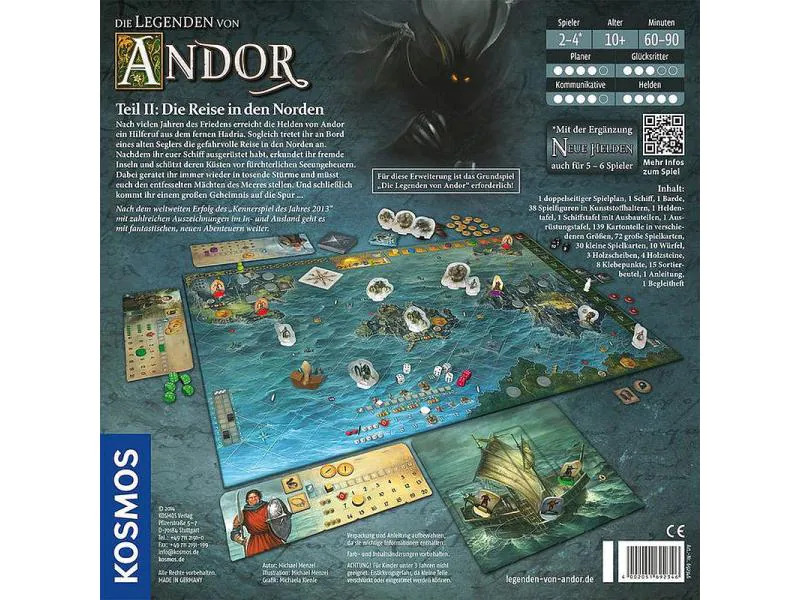 Kosmos Kennerspiel Die Legenden von Andor: Reise in den Norden