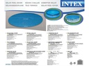 Intex Pool-Abdeckplane Ø 457 cm Solar