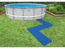 Intex Bodenschutzmatte 50 x 50 x 1 cm 8 Stück