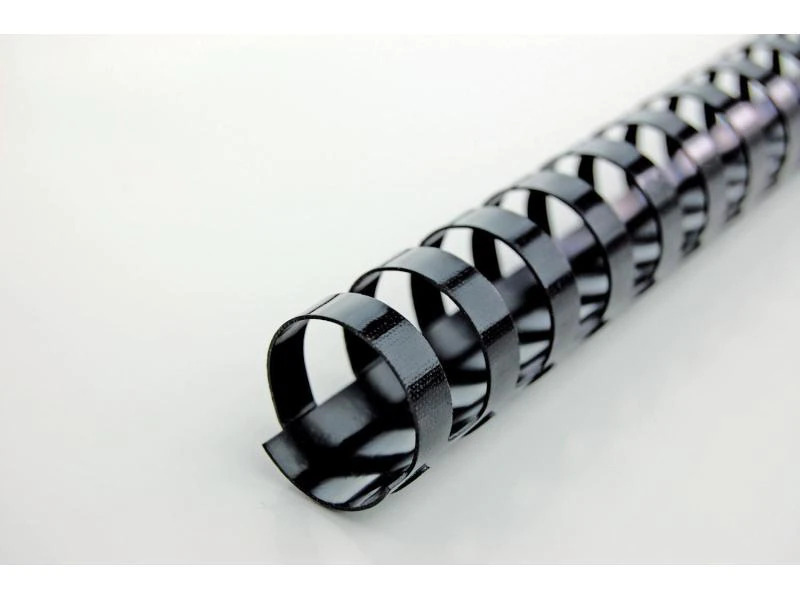 GBC Binderücken CombBind 8 mm Schwarz, 100 Stück