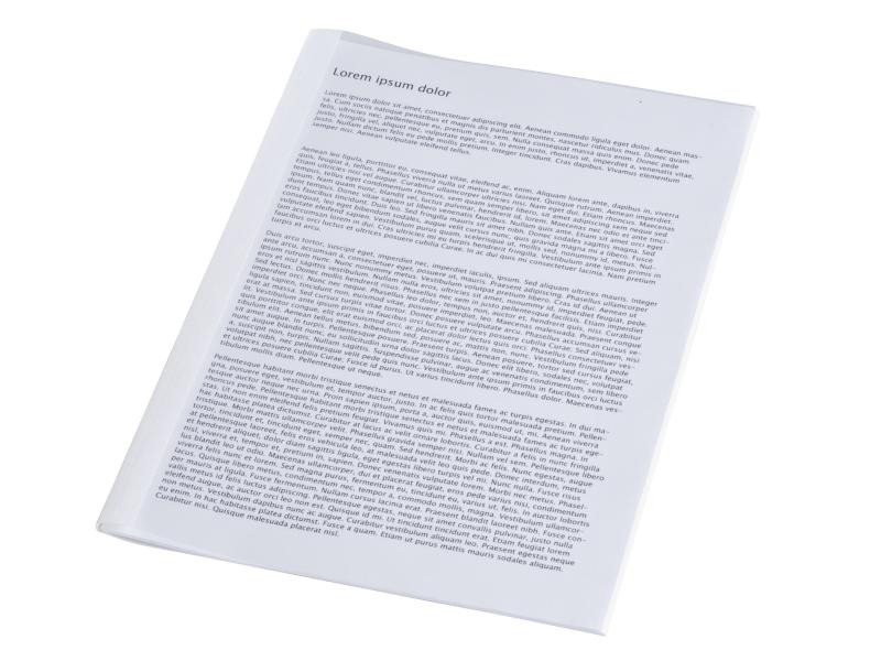 Fellowes Einbanddeckel Prestige für 1-8 Blatt, 100 Stück, Weiss