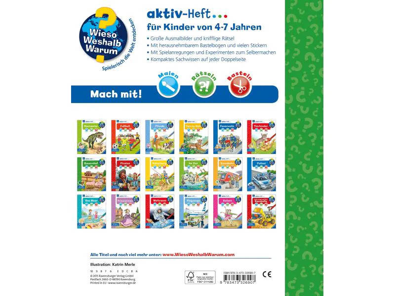 Ravensburger Kinder-Sachbuch WWW Aktiv-Heft Bauernhof