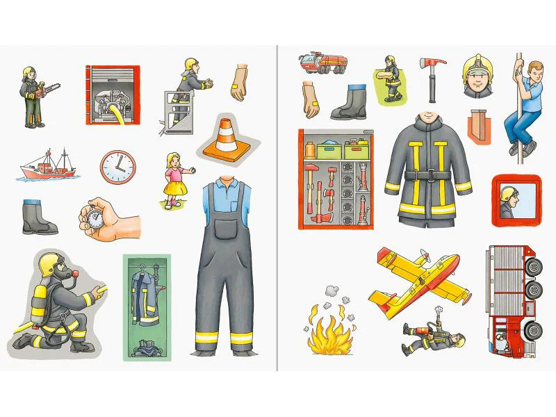 Ravensburger Kinder-Sachbuch WWW Aktiv-Heft Feuerwehr