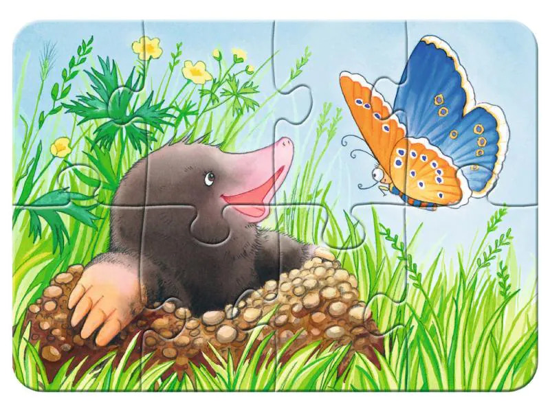 Ravensburger Kleinkinder Puzzle Süsse Gartenbewohner