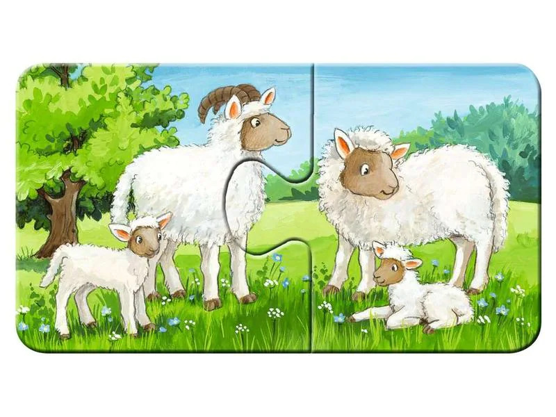 Ravensburger Kleinkinder Puzzle my first puzzles Tierfamilien Bauernhof