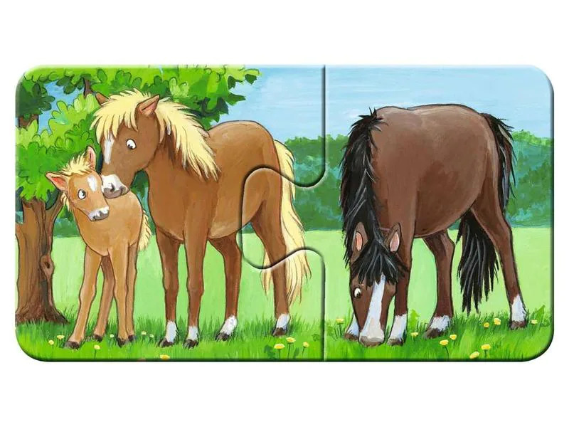 Ravensburger Kleinkinder Puzzle my first puzzles Tierfamilien Bauernhof