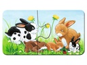 Ravensburger Kleinkinder Puzzle my first puzzles Tierfamilien Bauernhof