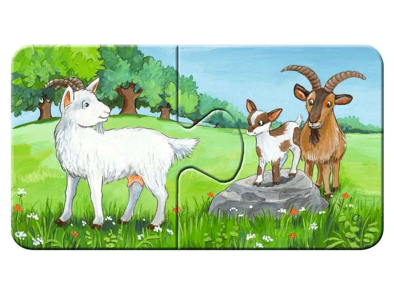Ravensburger Kleinkinder Puzzle my first puzzles Tierfamilien Bauernhof