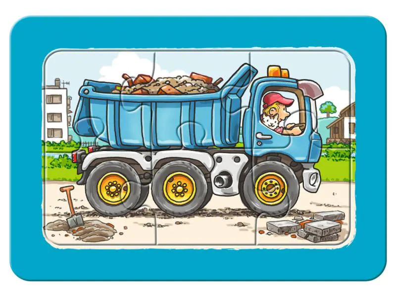 Ravensburger Puzzle Bagger,Traktor und Kipplader