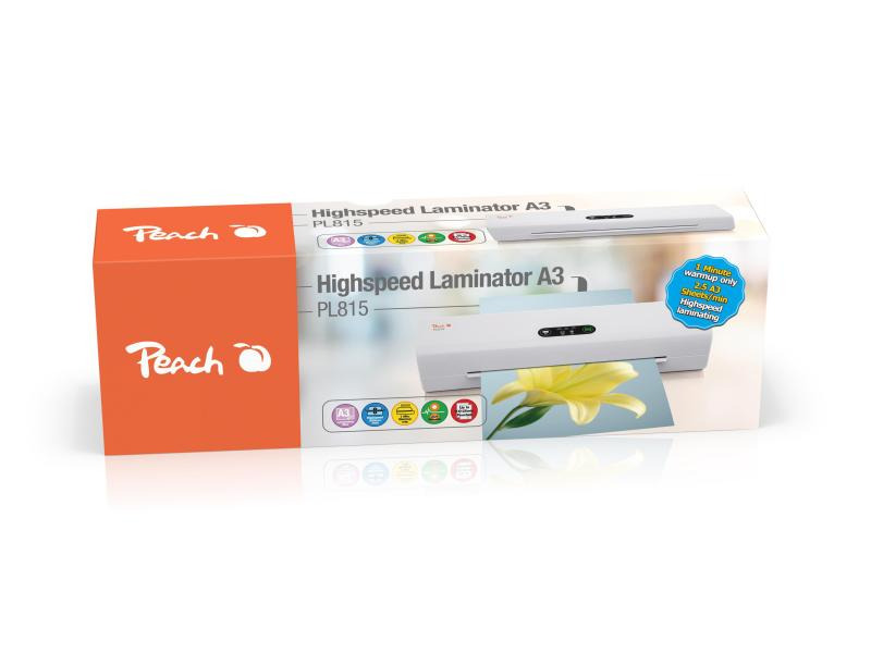 Peach Laminiergerät PL815 2 x 125 Mikron