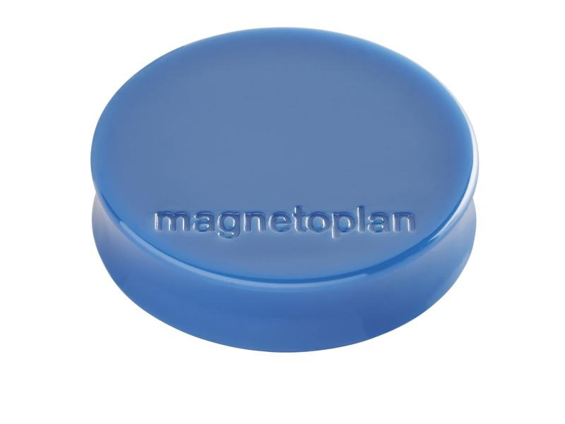 Magnetoplan Haftmagnet Ergo Medium Ø 3 cm Dunkelblau, 10 Stück