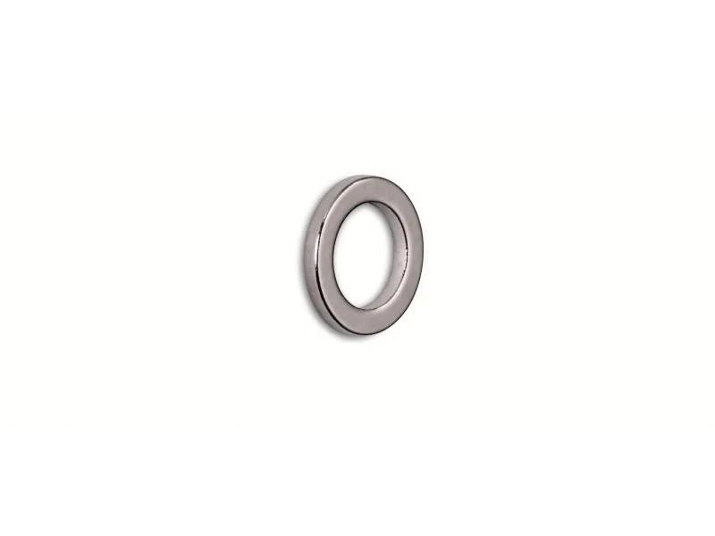 Maul Haftmagnet Neodym 10 x Ø 12 mm Ring Silber