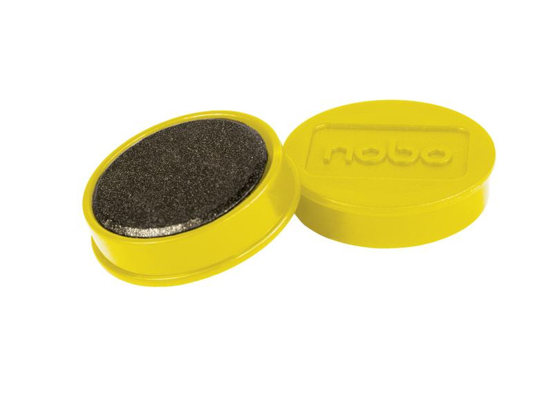 Nobo Haftmagnet Ø 3.2 cm 10 Stück, Gelb