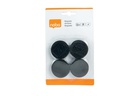 Nobo Haftmagnet Ø 3.8 cm 4 Stück, Schwarz