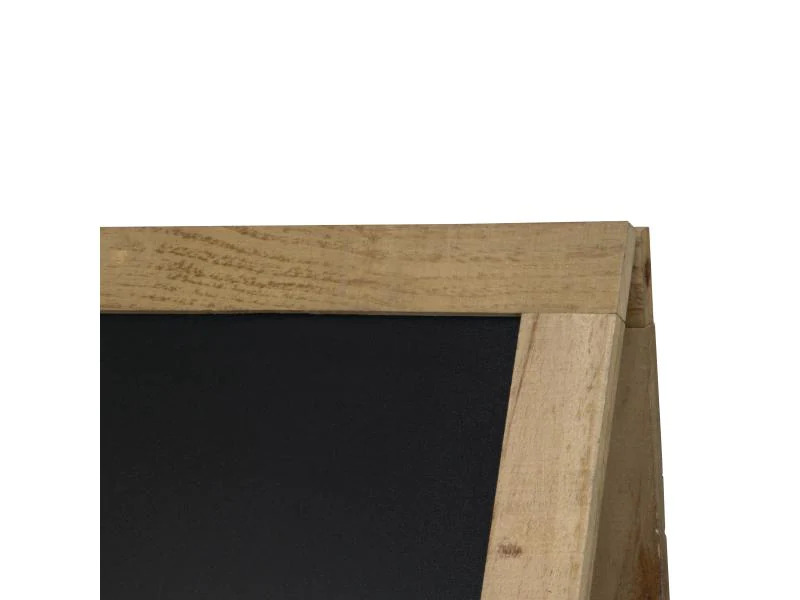 Securit Kreidetafel Ständer Natur Finish Hellbraun/Schwarz