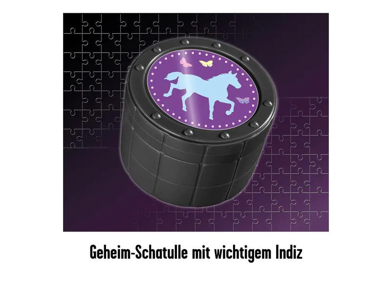 Kosmos Kinderspiel Krimi-Puzzle: Die drei !!! Reitturnier