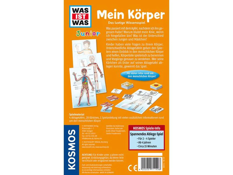 Kosmos Kinderspiel Was ist Was Junior: Mein Körper