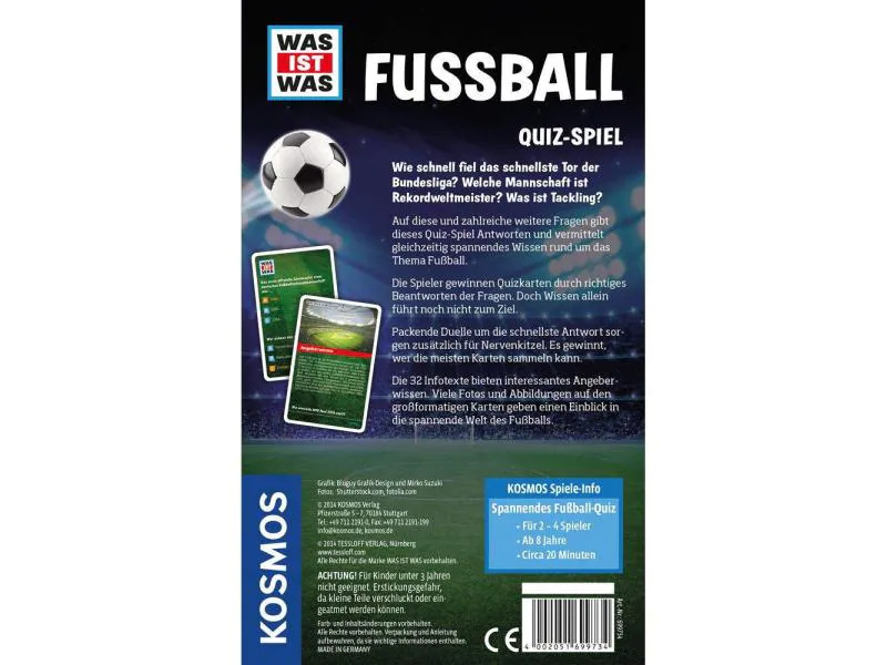 Kosmos Kinderspiel Was ist Was? Fussball