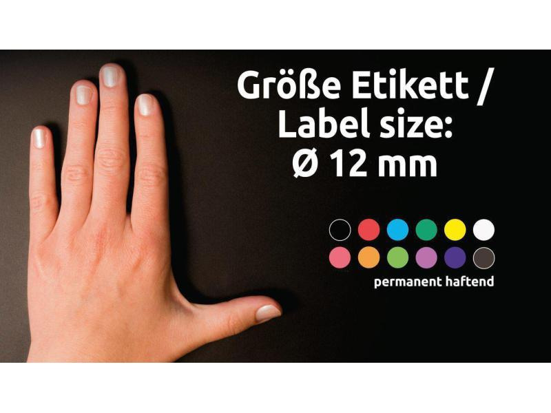 Avery Zweckform Klebepunkte 12 mm Blau