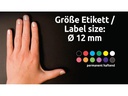 Avery Zweckform Klebepunkte 12 mm Blau