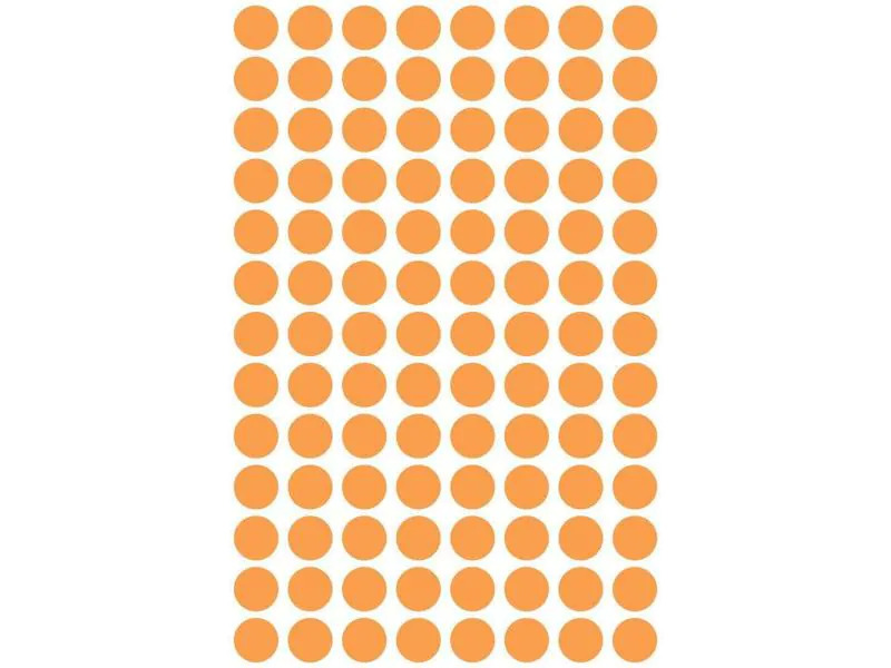 Avery Zweckform Klebepunkte 8 mm Neonorange