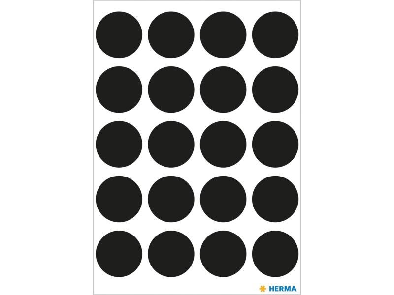 HERMA Klebepunkte Vario Ø 19 mm, Schwarz