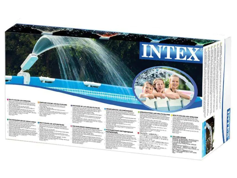 Intex Wasserfontäne LED mehrfarbig