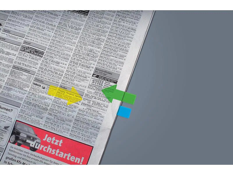 Sigel Moderationskarten Big Arrow 125 Blatt, Mehrfarbig