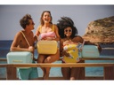 Polarbox Kühlbox Retro Cooler 12 L Cyan