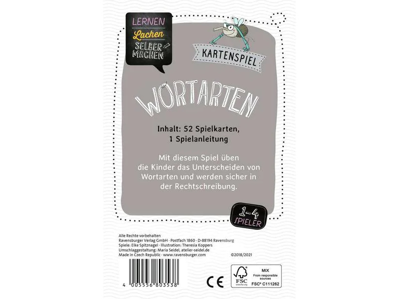 Ravensburger Kinderspiel Lernen Lachen Selbermachen: Wortarten