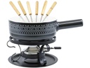 Kadastar Käsefondue-Set Royal 22 Teile, Schwarz
