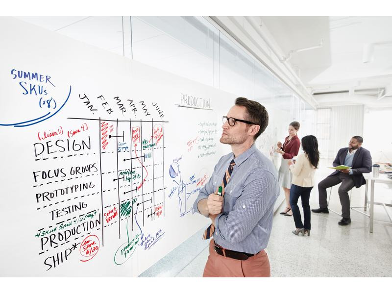 3M Whiteboardfolie Post-it Flex Write 121.9 x 243.8 cm, 1 Rolle