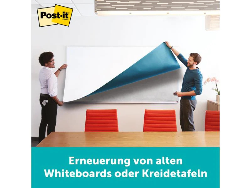 3M Whiteboardfolie Post-it Flex Write 121.9 x 243.8 cm, 1 Rolle