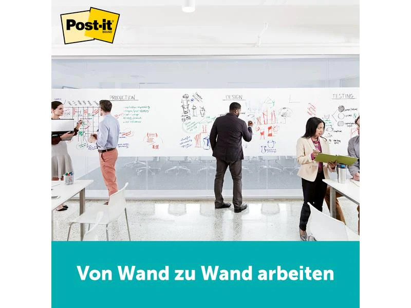 3M Whiteboardfolie Post-it Flex Write 121.9 x 243.8 cm, 1 Rolle