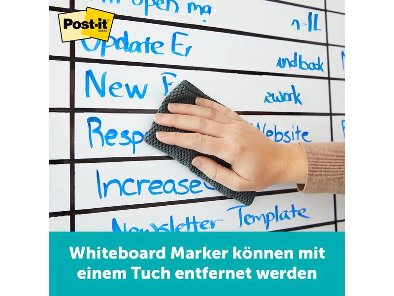 3M Whiteboardfolie Post-it Flex Write 60.9 x 91.4 cm, 1 Rolle