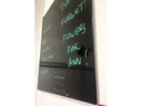 Bi-Office Magnethaftendes Glassboard 48 cm x 48 cm, Schwarz