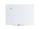 Bi-Office Magnethaftendes Glassboard 60 cm x 90 cm, Weiss