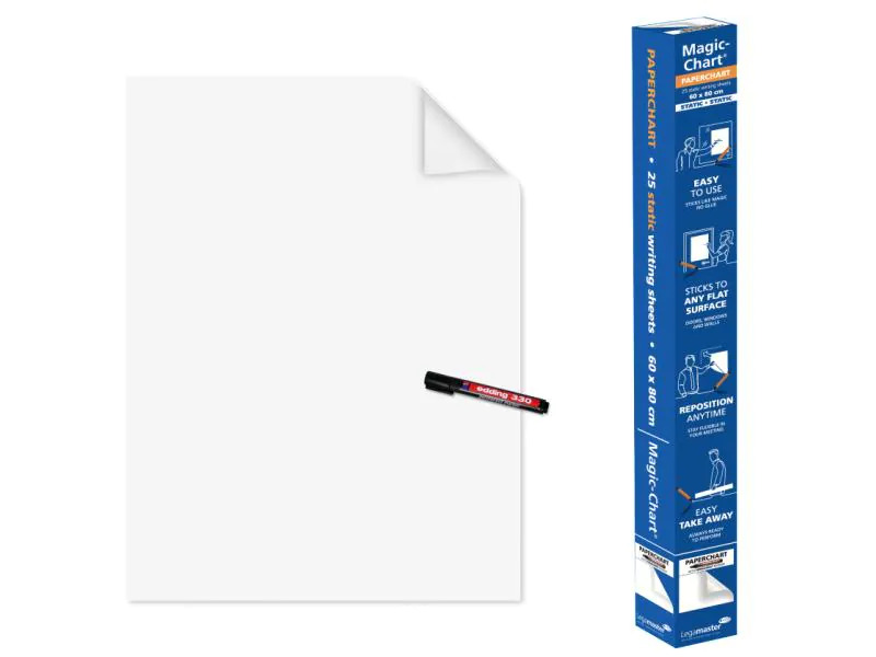 Legamaster Magic-Chart Paperchart Folie selbsthaftend 60 x 80 cm