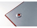 Legamaster Magnethaftendes Glassboard Colour 60 cm x 80 cm, Rot