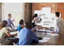 Legamaster Magnethaftendes Whiteboard Board-Up  75 cm x 100 cm, Weiss