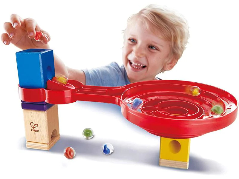 Hape Kugelbahn Zubehör Quadrilla Doppel-Spirale