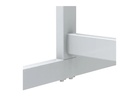 Maul Mobiles Whiteboard MAULstandard 100 cm x 200 cm, Weiss/Grau